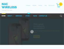 Tablet Screenshot of nacwireless.com